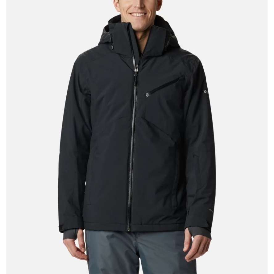 Men's Powder 8s Insulated Ski Jacket Black Columbia Sale