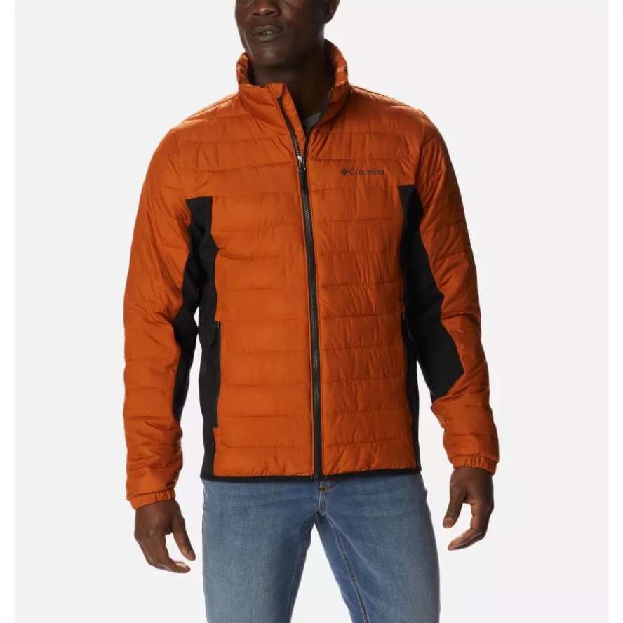 Men's Powder Lite Insulated Jacket Warm Copper/Black Columbia Sale