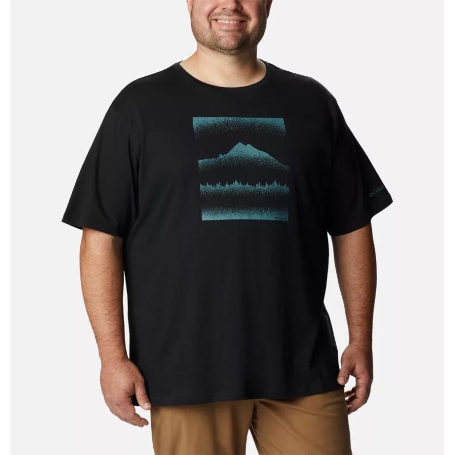 Men's Rapid Ridge Graphic T-shirt Black/Stippled Hills Columbia Sale