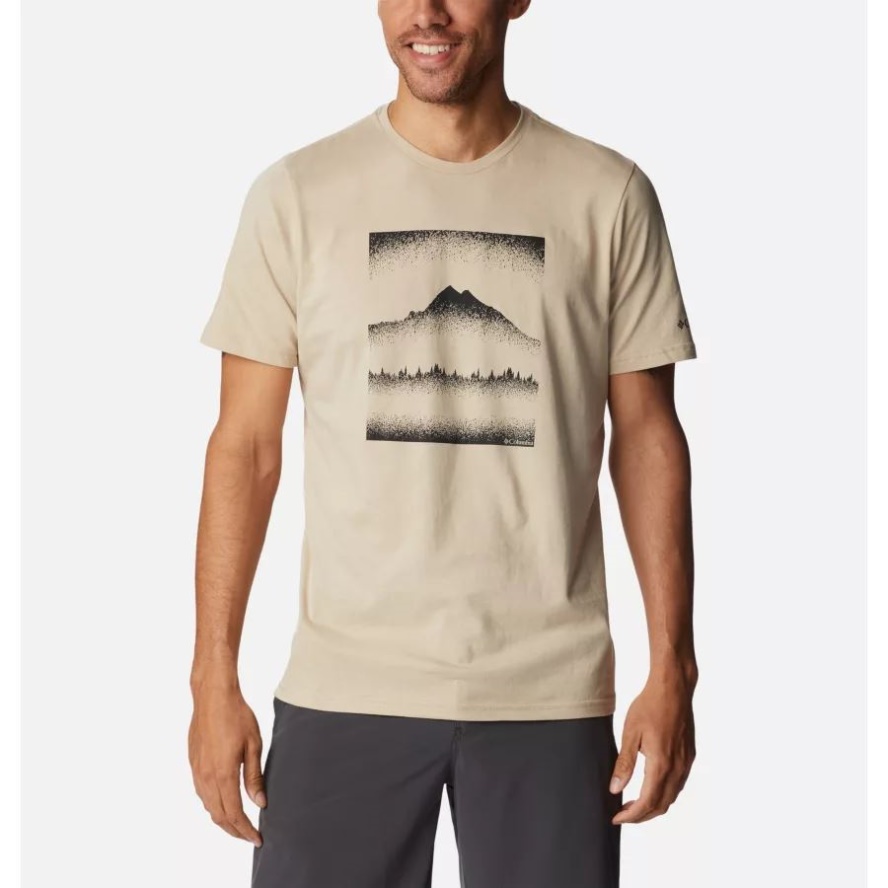 Men's Rapid Ridge Graphic Tee Ancient Fossil/Stippled Hills Columbia Sale