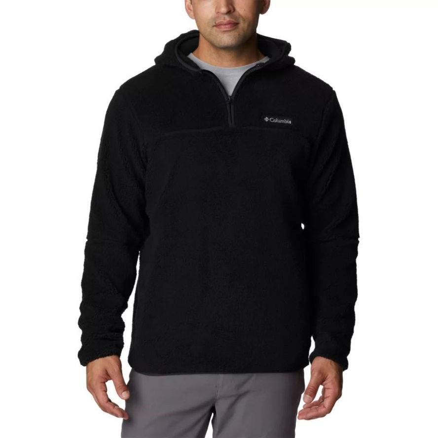 Men's Rugged Ridge III Sherpa Pullover Hoodie Columbia Sale Black