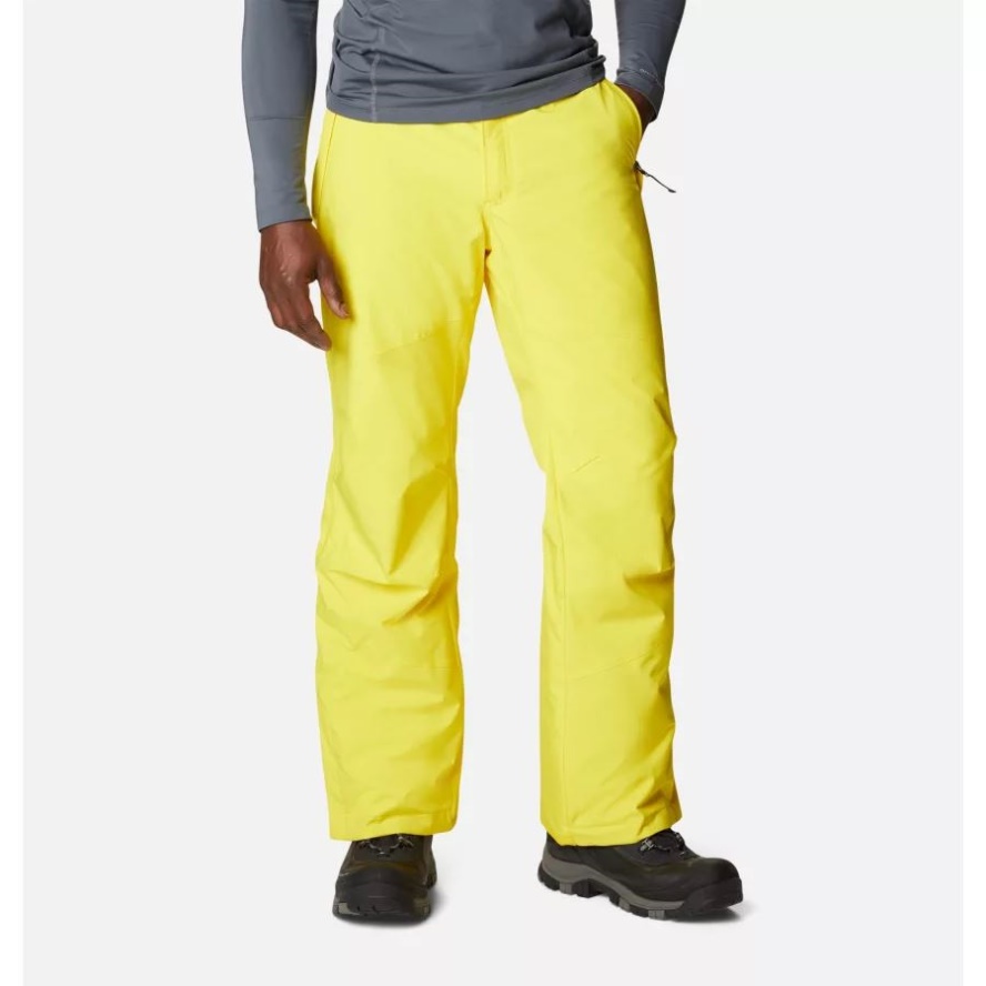 Men's Shafer Canyon Waterproof Ski Trousers Laser Lemon Columbia Sale