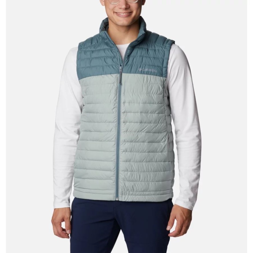 Men's Silver Falls Vest Tall Niagara/Metal Columbia Sale