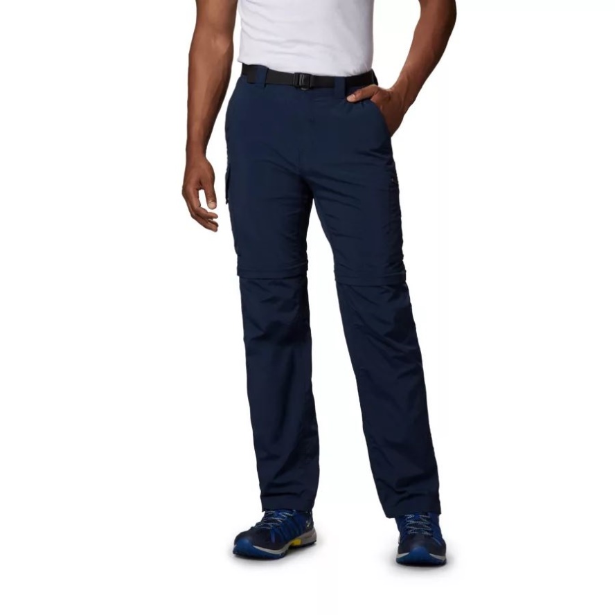Men's Silver Ridge Convertible Pants Collegiate Navy Columbia Sale