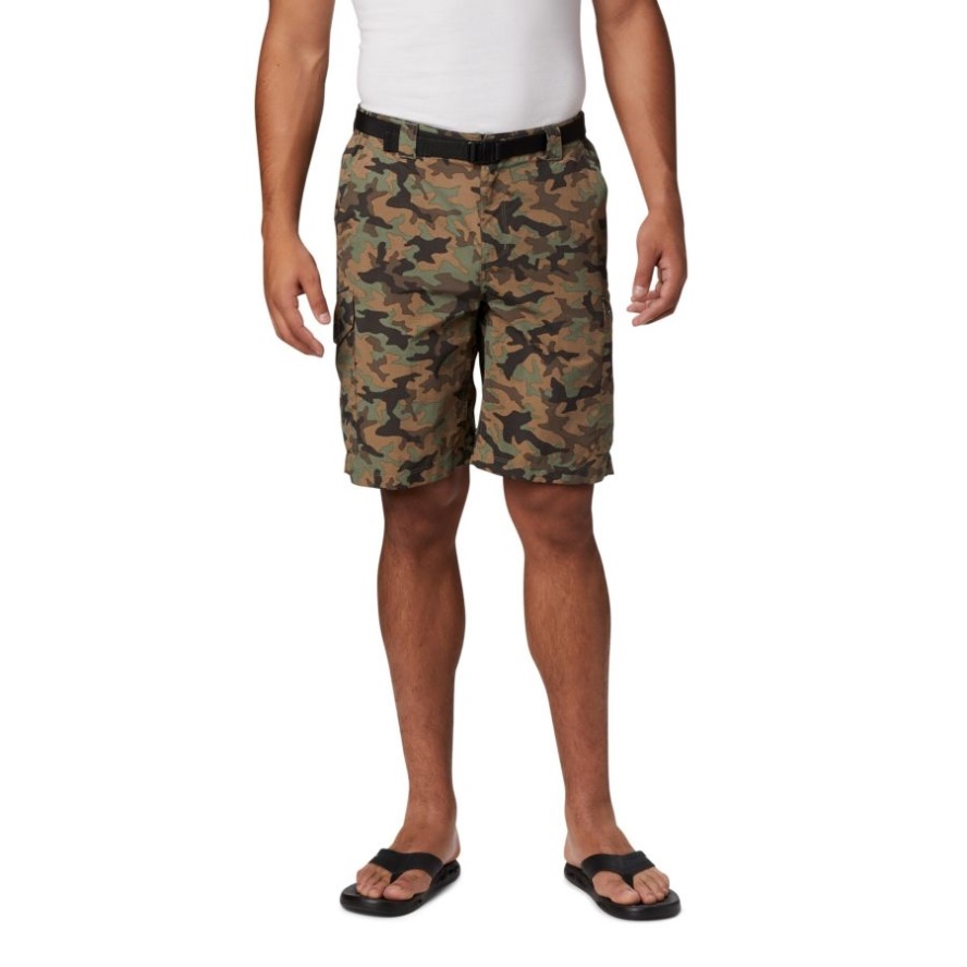 Men's Silver Ridge Printed Cargo Shorts Cypress Camo Columbia Sale