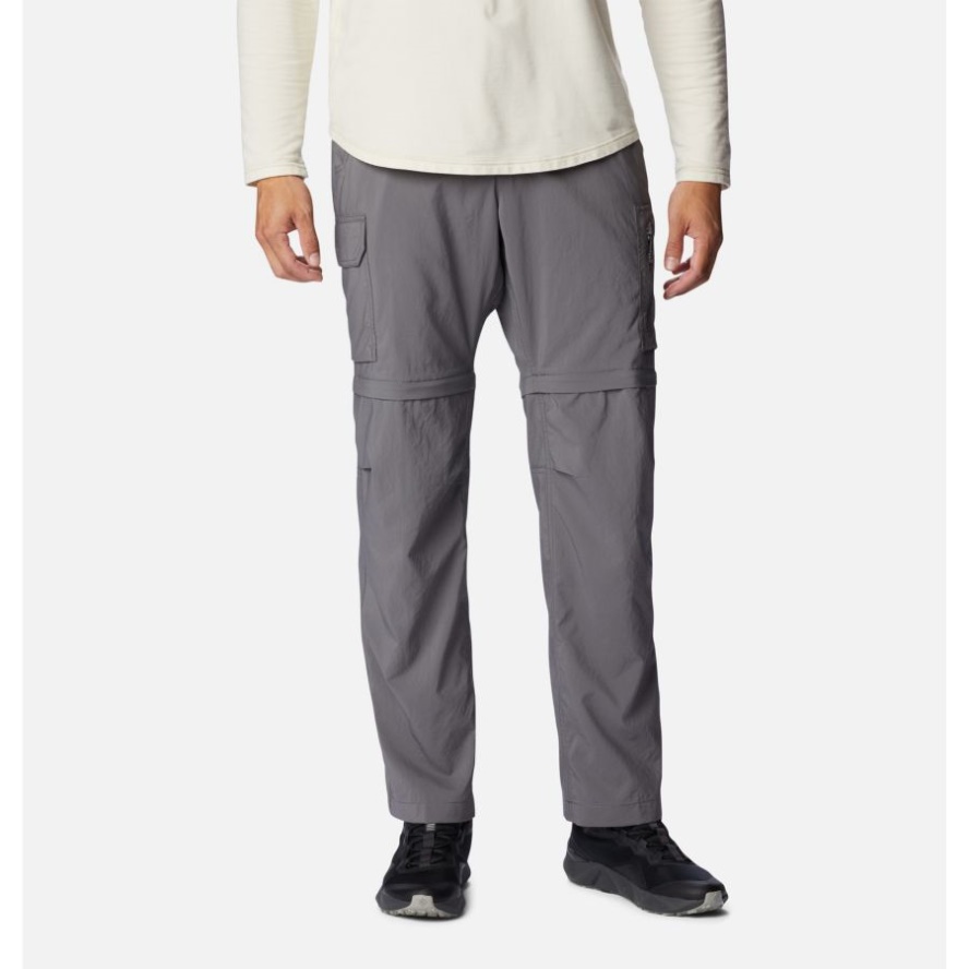 Men's Silver Ridge Utility Convertible Pants Columbia Sale City Grey