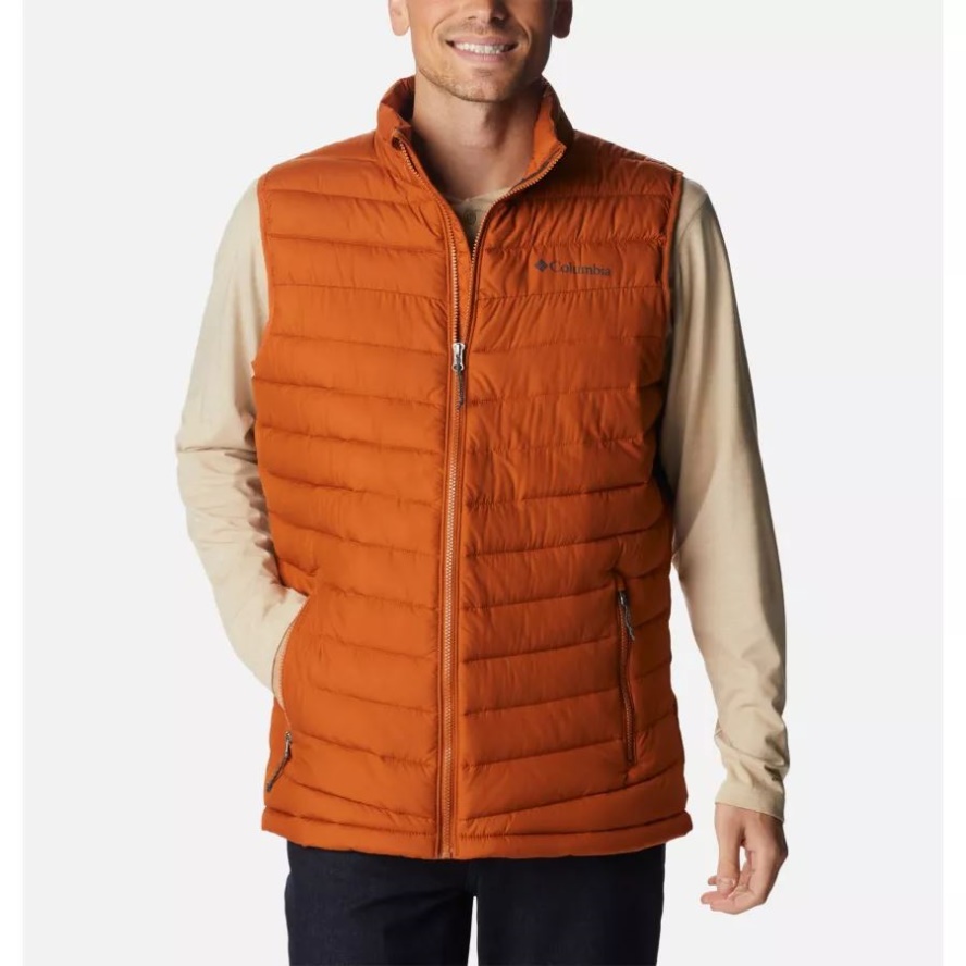 Men's Slope Edge Insulated Vest Warm Copper Columbia Sale