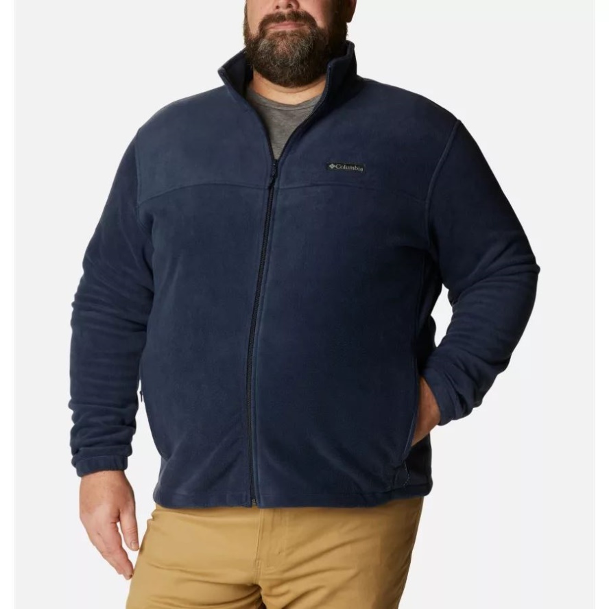 Men's Steens Mountain 2.0 Full Zip Fleece Jacket Big Columbia Sale Collegiate Navy