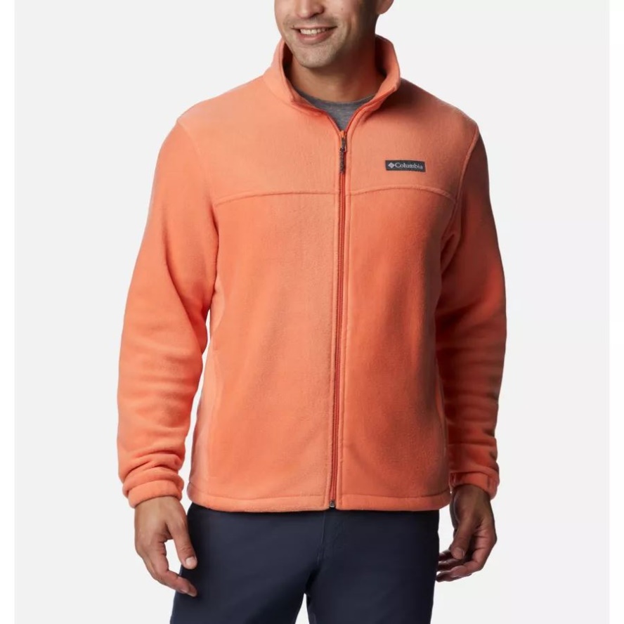 Men's Steens Mountain 2.0 Full Zip Fleece Jacket Desert Orange Columbia Sale
