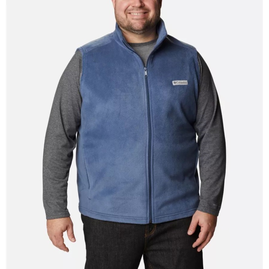 Men's Steens Mountain Fleece Vest Big Dark Mountain Columbia Sale