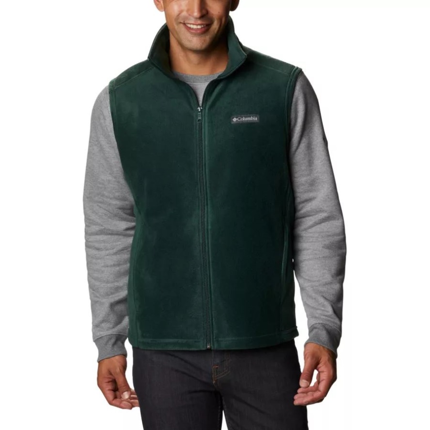 Men's Steens Mountain Fleece Vest Spruce Columbia Sale