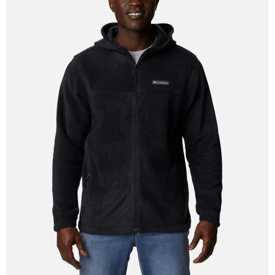 Men's Steens Mountain Full Zip Fleece Hoodie Columbia Sale Black