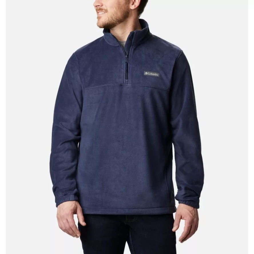 Men's Steens Mountain Half Zip Fleece Columbia Sale Collegiate Navy