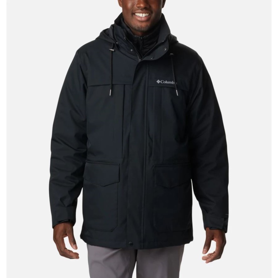 Men's Stuart Island 3-in-1 Interchange Jacket Columbia Sale Black