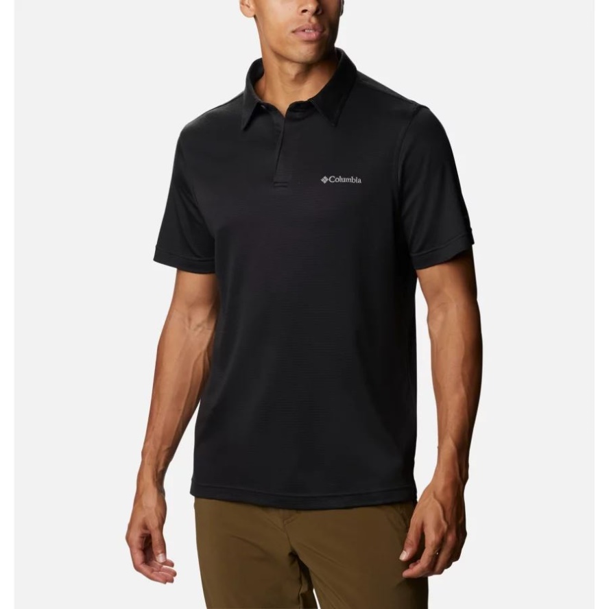 Men's Sun Ridge II Polo Columbia Sale Black