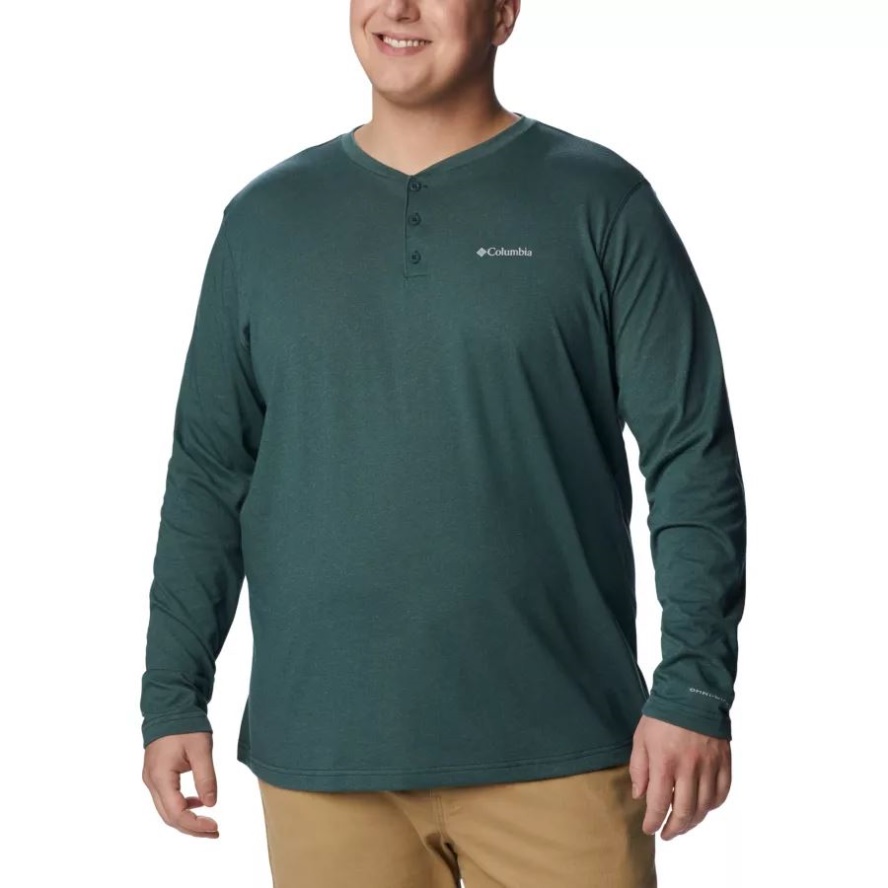 Men's Thistletown Hills Henley Big Columbia Sale Spruce Heather