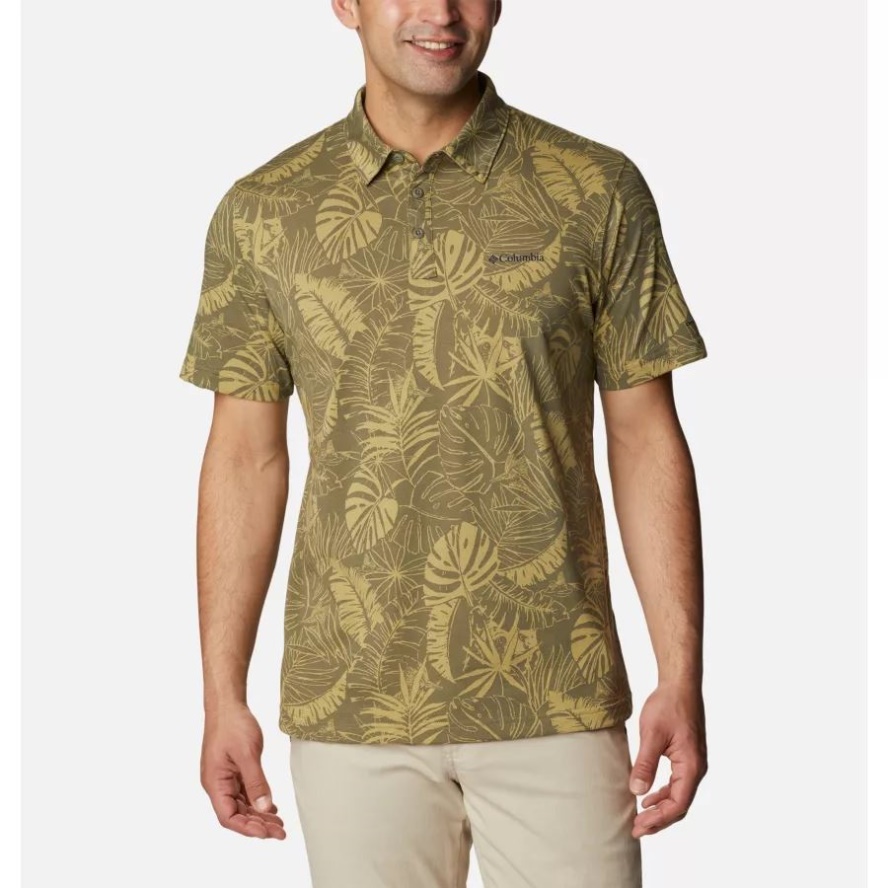 Men's Thistletown Hills Polo Tall Columbia Sale Stone Green King Palms
