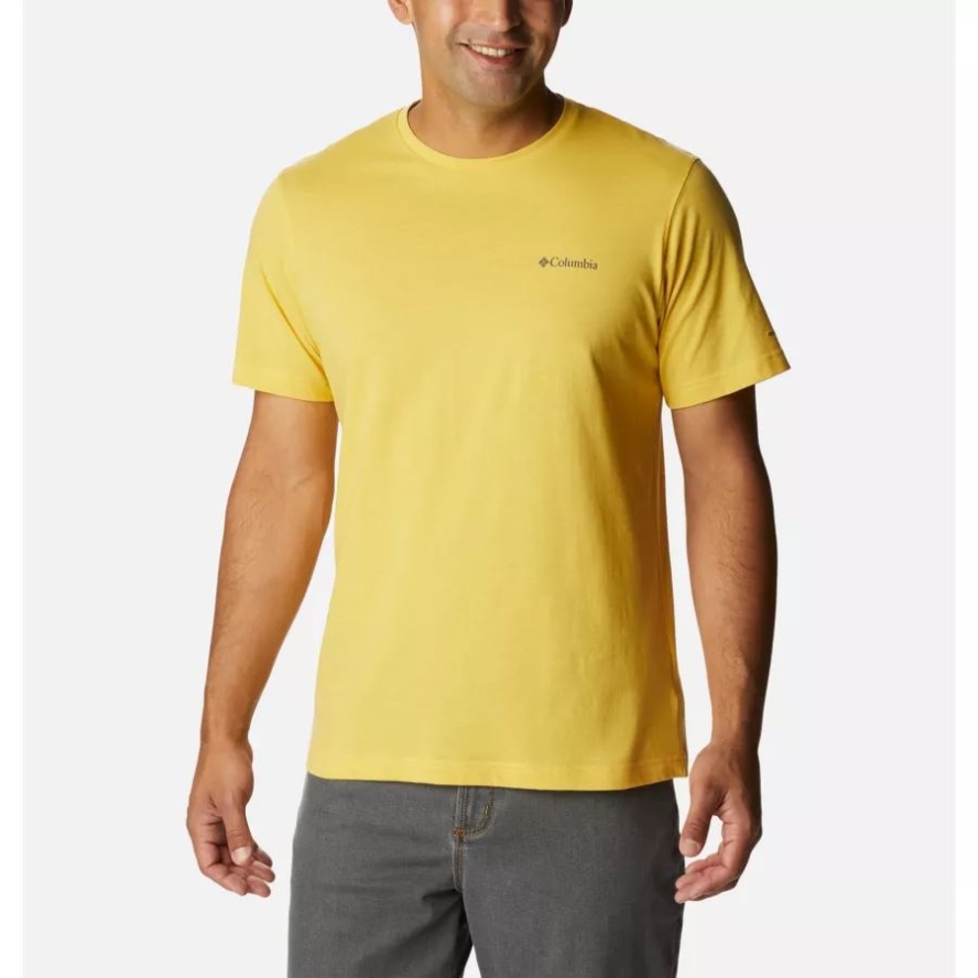 Men's Thistletown Hills Short Sleeve Shirt Golden Nugget Columbia Sale