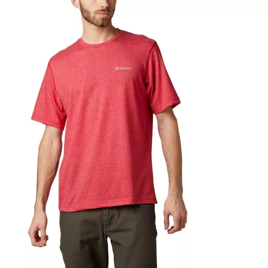 Men's Thistletown Park Crew Columbia Sale Mountain Red Heather