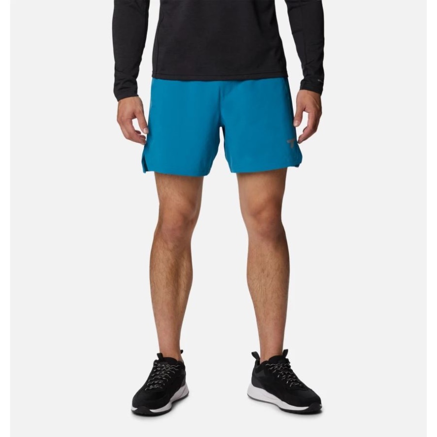 Men's Titan Pass 2.0 Hiking Shorts Deep Marine Columbia Sale