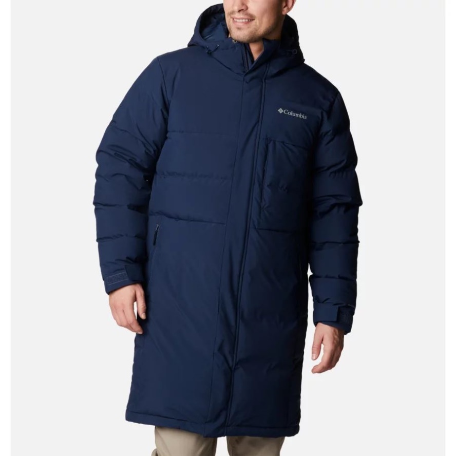 Men's Toyama Pass Down Parka Collegiate Navy Columbia Sale