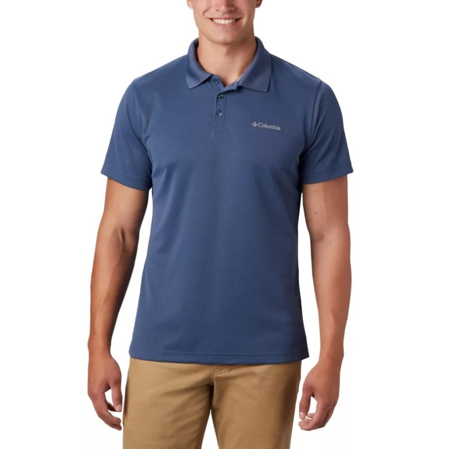 Men's Utilizer Polo Shirt Columbia Sale Dark Mountain