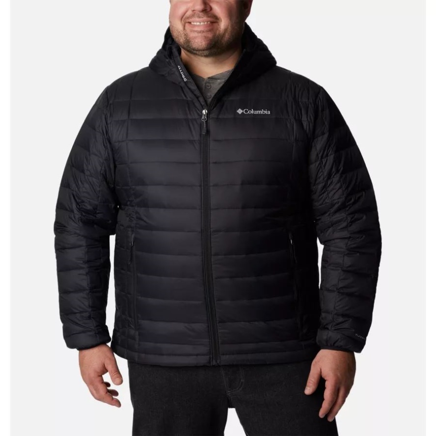 Men's Voodoo Falls 590 TurboDown Hooded Jacket Big Black Columbia Sale