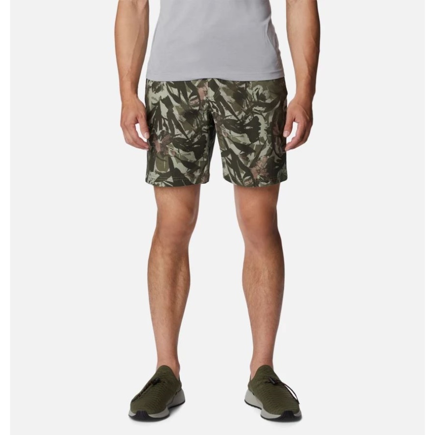 Men's Wallowa Belted Shorts Columbia Sale Stone Green Floriculture