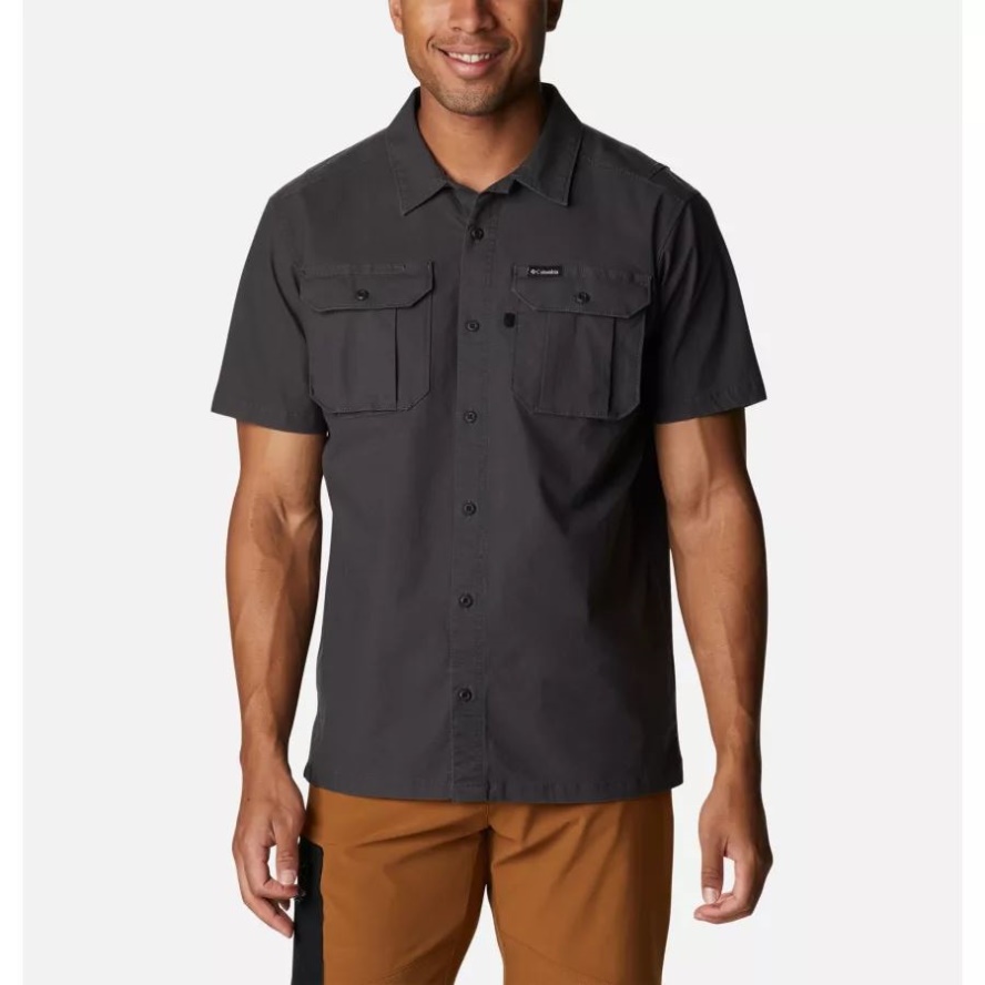 Men's Wallowa Novelty Short Sleeve Shirt Shark Columbia Sale