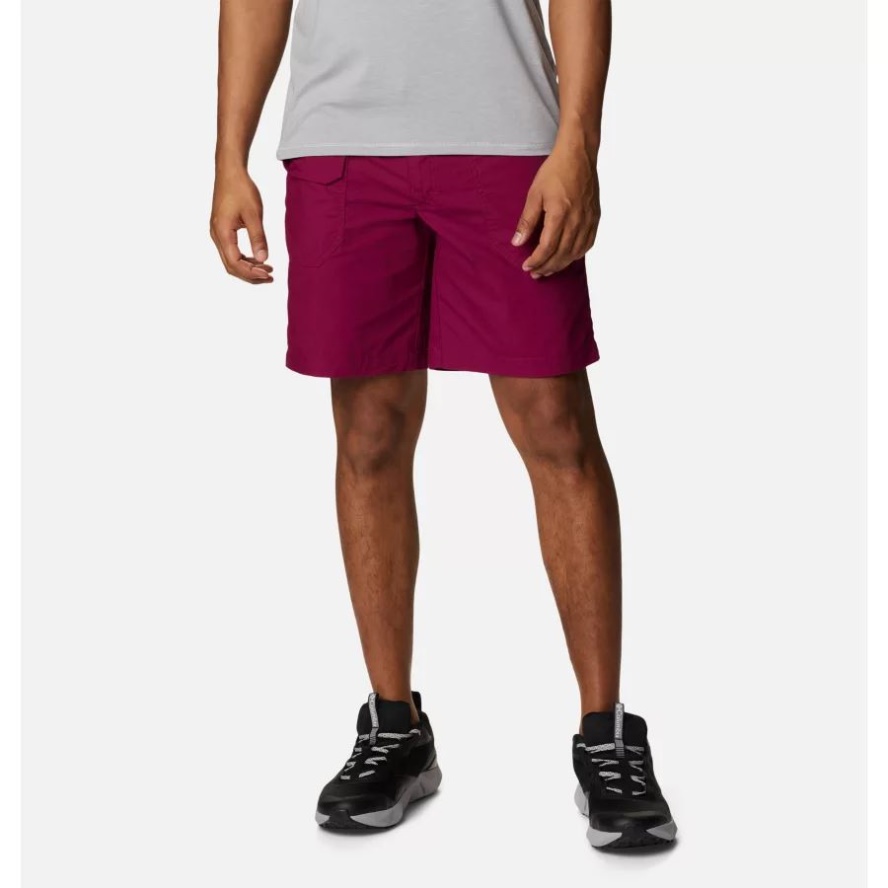 Men's Washed Out Cargo Shorts Red Onion Columbia Sale