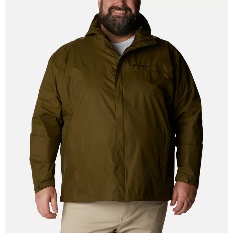 Men's Watertight II Rain Jacket Big New Olive Columbia Sale