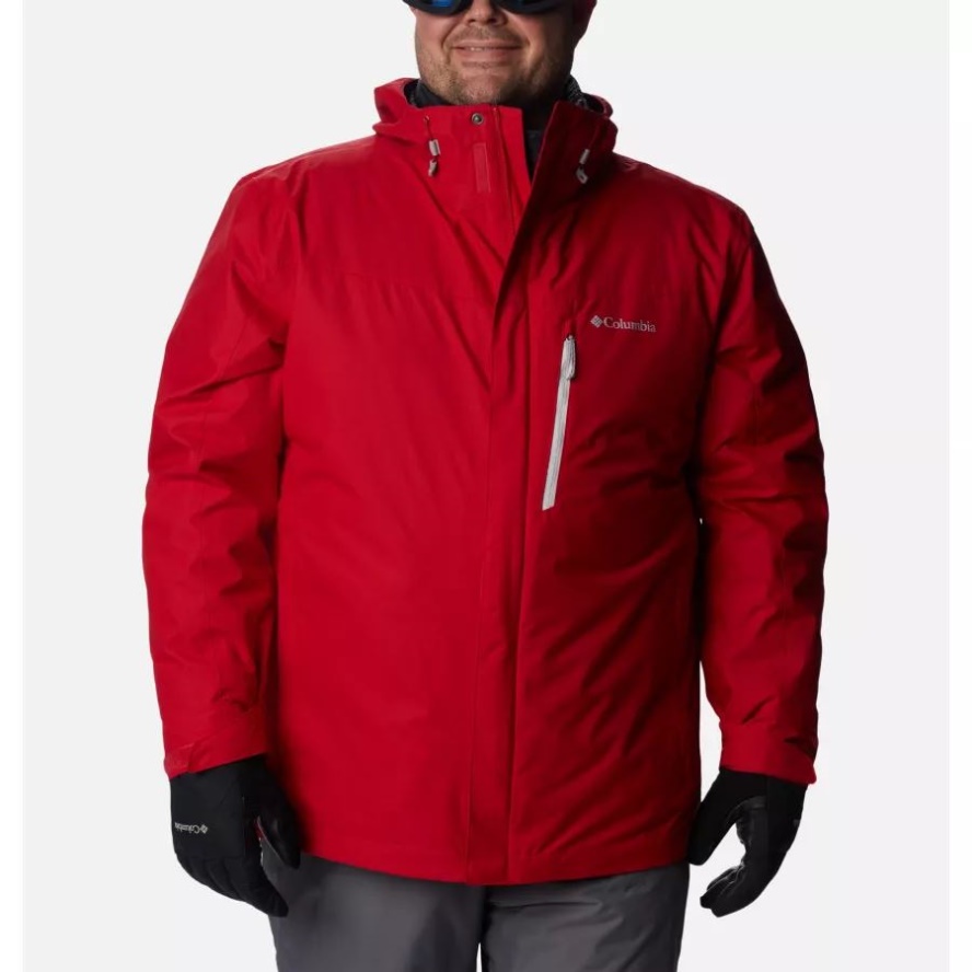 Men's Whirlibird IV Interchange Jacket Big Columbia Sale Mountain Red