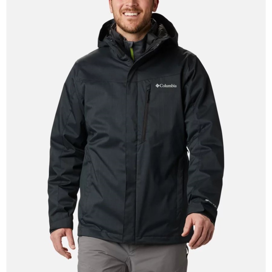 Men's Whirlibird IV Interchange Jacket Black Melange Columbia Sale
