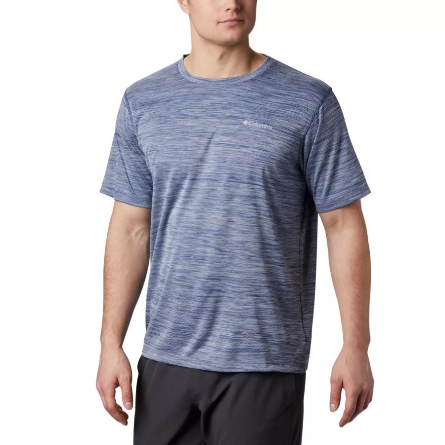 Men's Zero Rules Technical T-Shirt Carbon Heather Columbia Sale