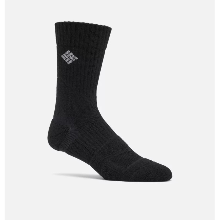 Merino Hike Crew Sock Black/Grey Columbia Sale