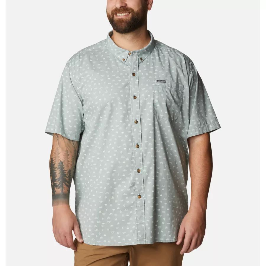 Metal Camp Icon Columbia Sale Men's Rapid Rivers Printed Short Sleeve Shirt Big