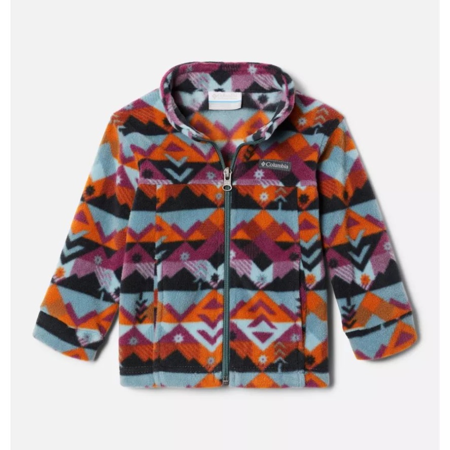 Metal Checkpoint Boys' Infant Zing III Printed Fleece Jacket Columbia Sale
