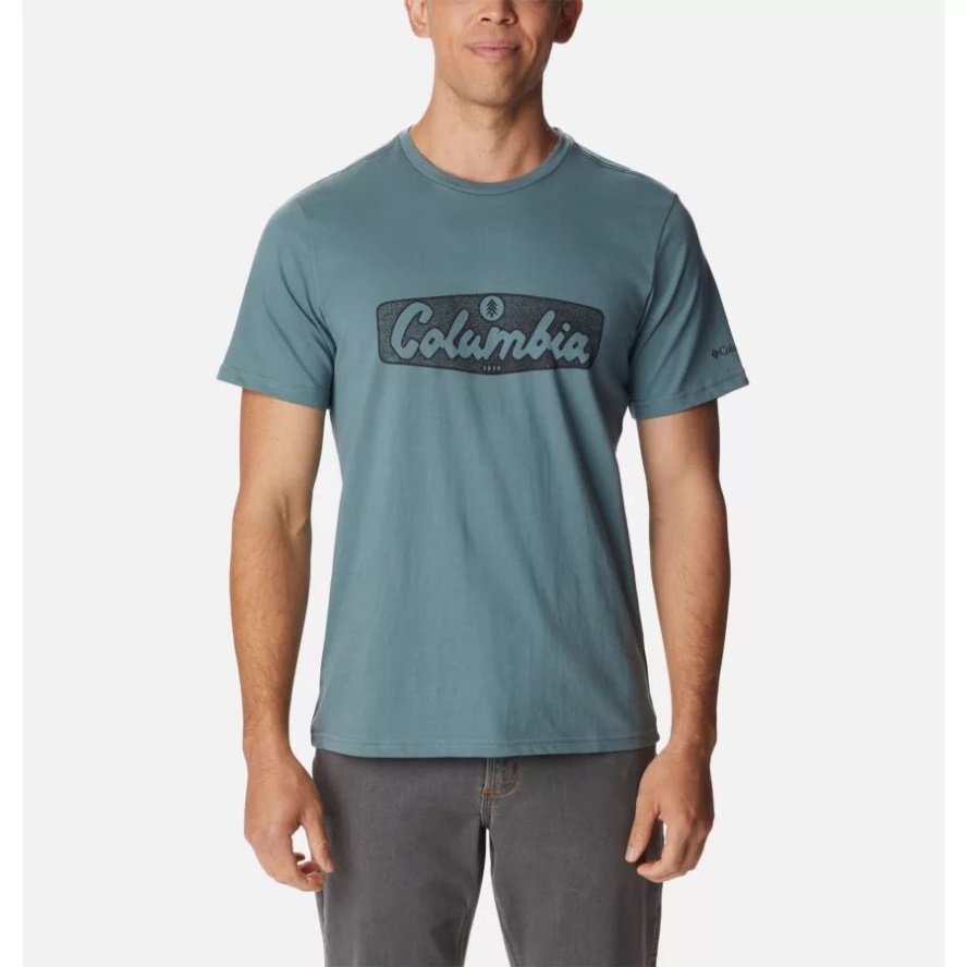Metal/Hex Script Columbia Sale Men's Rapid Ridge Graphic Tee
