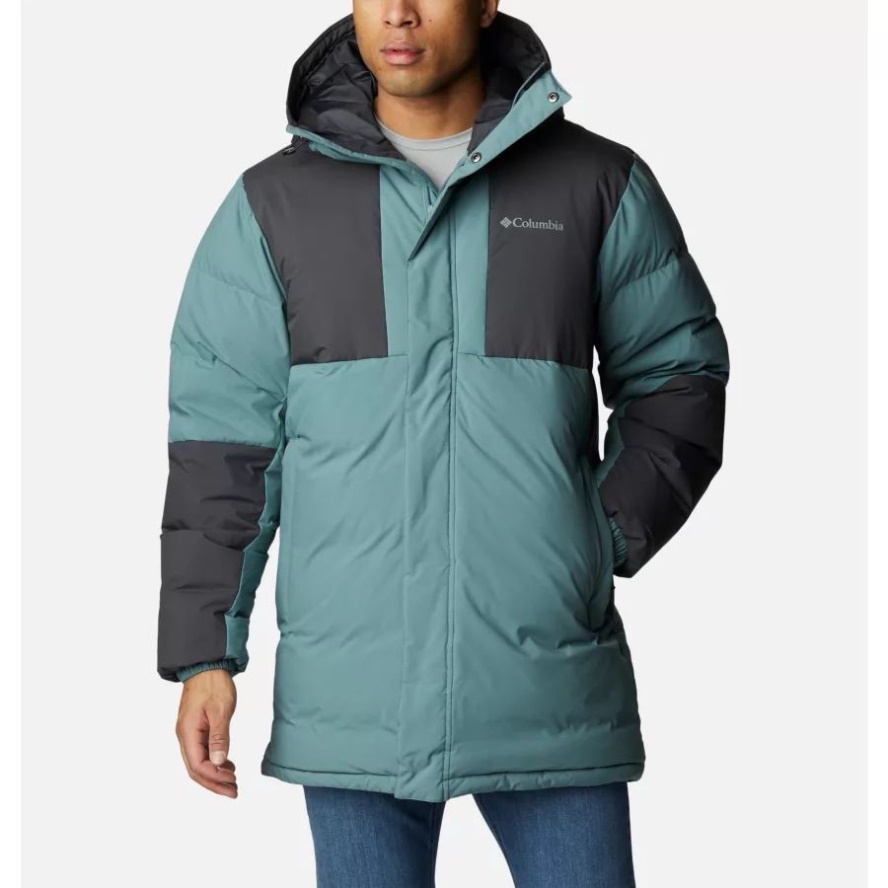 Metal/Shark Men's Aldercrest Hooded Down Parka Columbia Sale