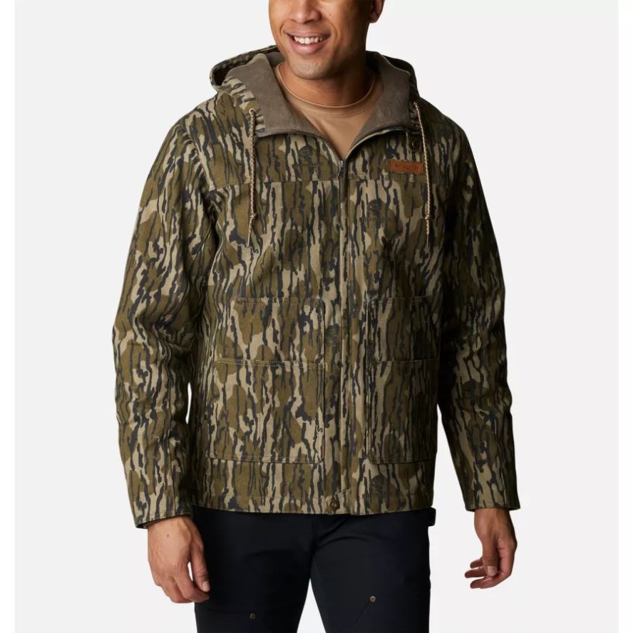 Mossy Oak Bottomland Men's PHG Rough Tail Work Hooded Jacket Columbia Sale