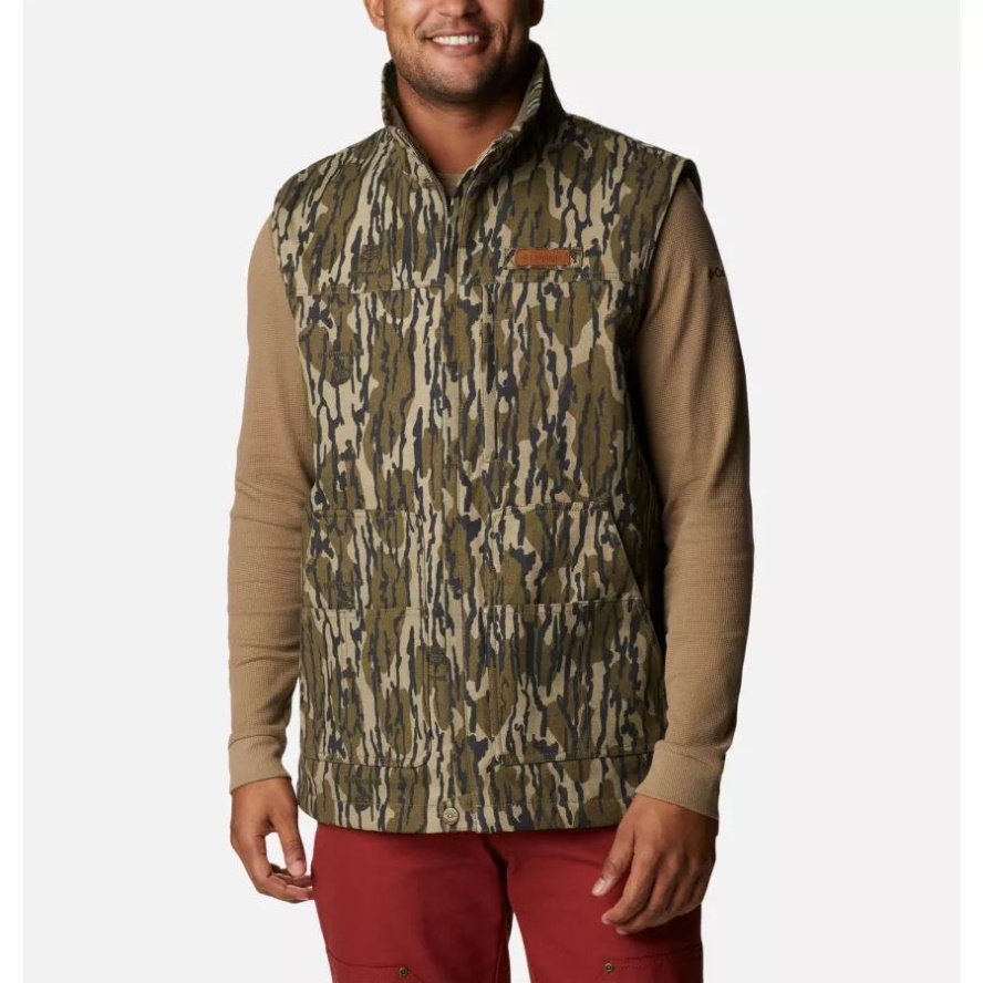 Mossy Oak Bottomland Men's PHG Roughtail Work Vest Columbia Sale