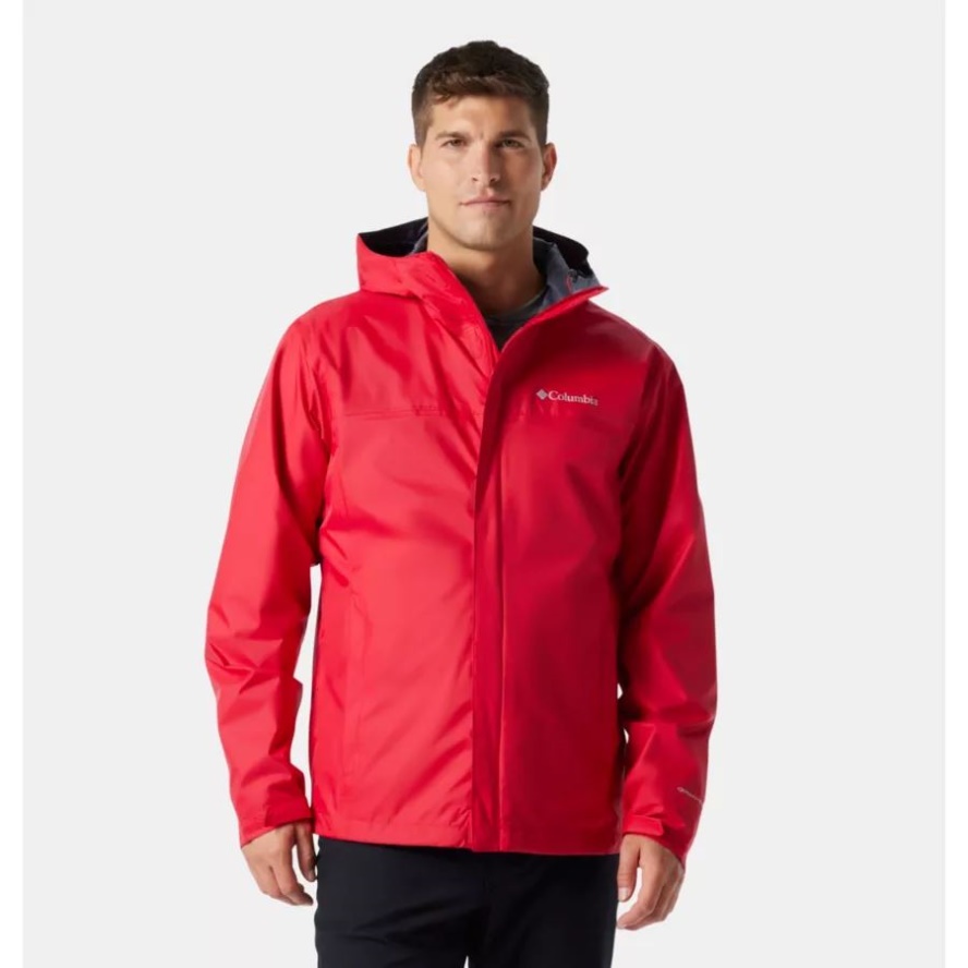 Mountain Red Columbia Sale Men's Watertight II Rain Jacket