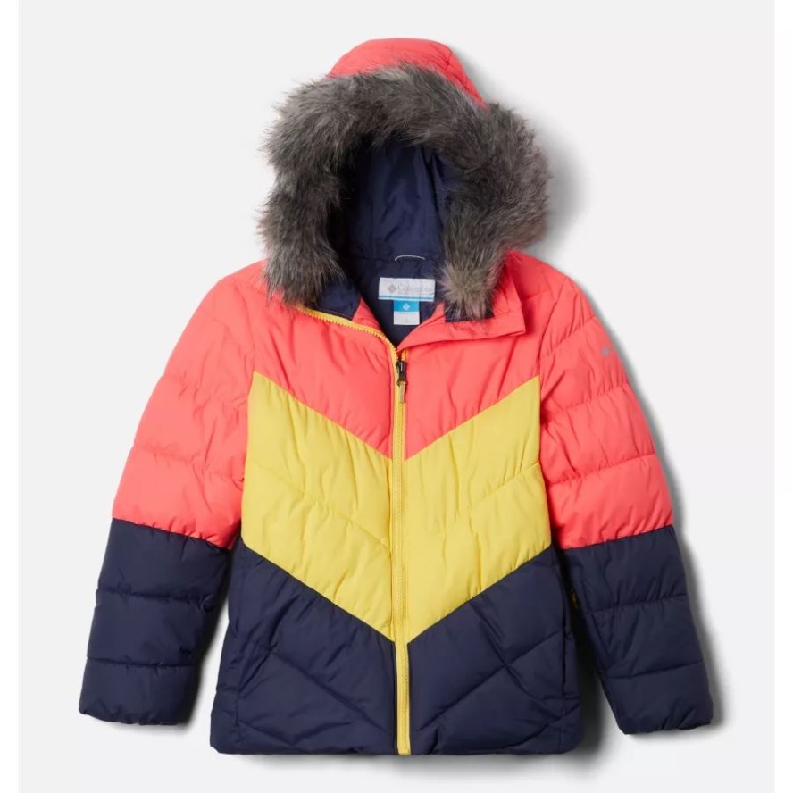 Neon Sunrise/Nocturnal/Sunglow Girls' Arctic Blast Jacket Columbia Sale