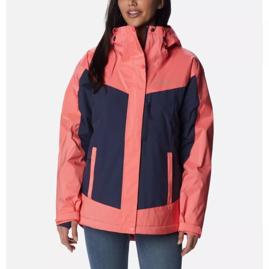 Neon Sunrise Sheen/Nocturnal Women's Point Park Insulated Jacket Columbia Sale