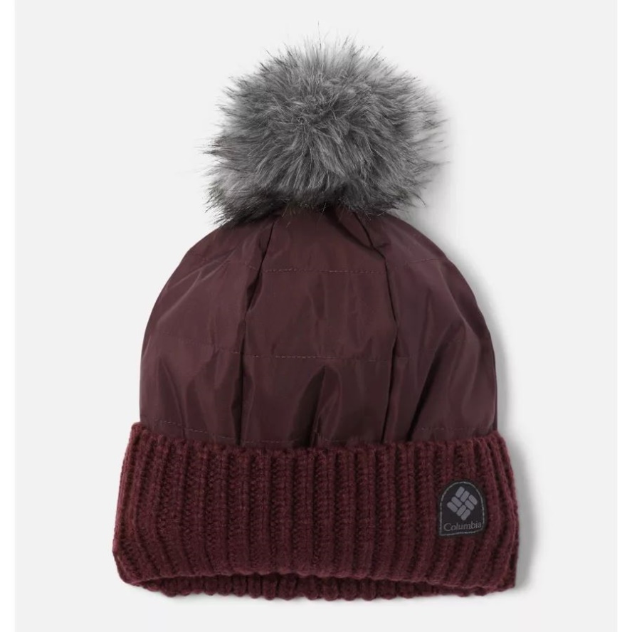 New Cinder Sheen/Marionberry Women's Snow Diva Beanie Columbia Sale