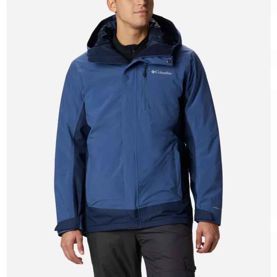 Night Tide/Collegiate Navy Columbia Sale Men's Lhotse III Interchange Jacket