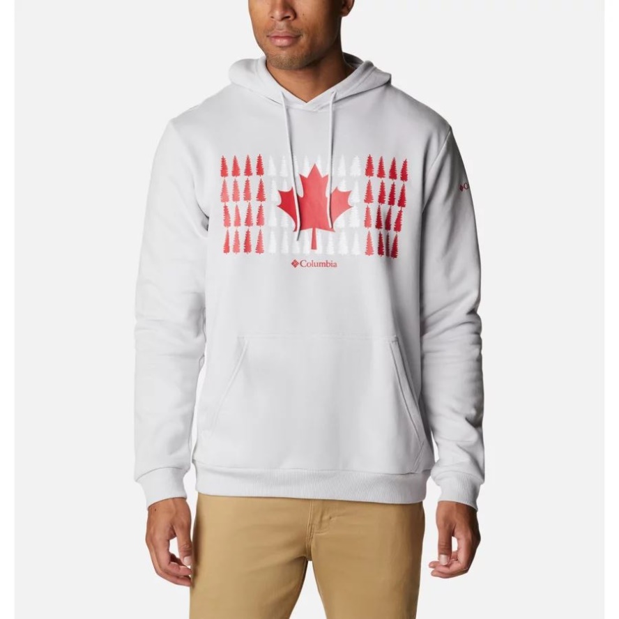 Nimbus Grey/Canada Timberline Flag Grap Columbia Sale Men's CSC Country Logo Hoodie