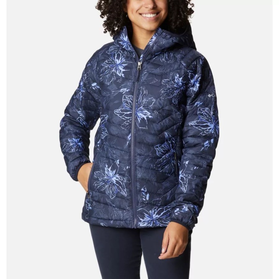 Nocturnal Aurelian Print Columbia Sale Women's Powder Lite Hooded Jacket