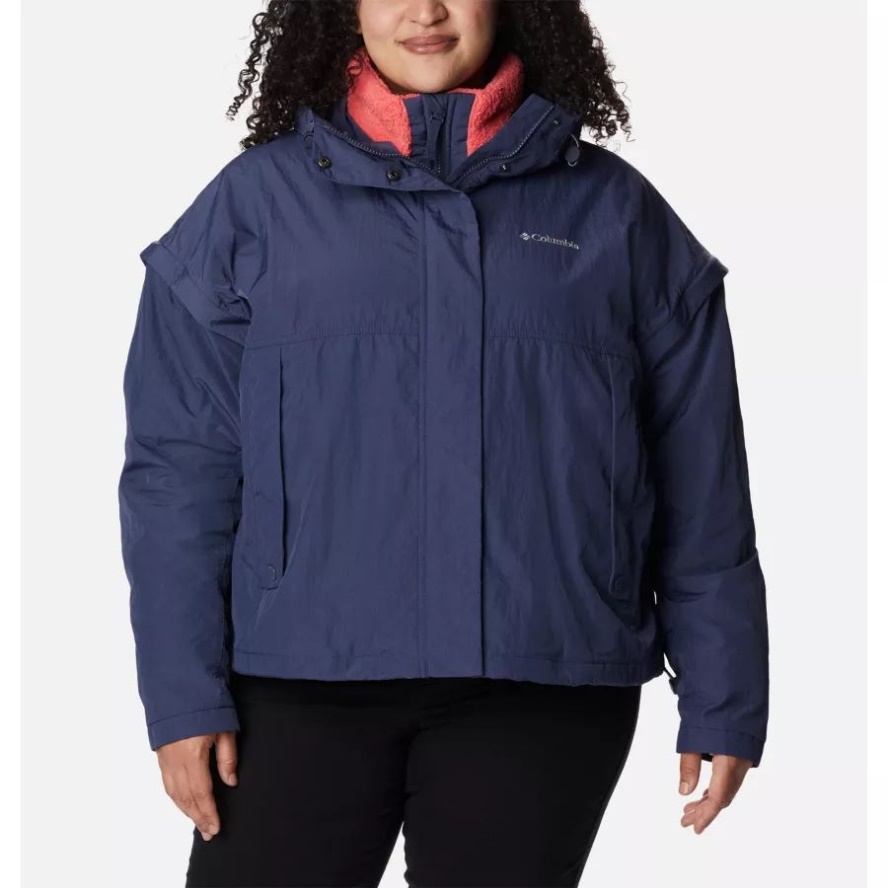 Nocturnal Columbia Sale Women's Laurelwoods Interchange Jacket Plus Size