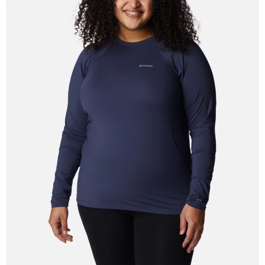 Nocturnal Columbia Sale Women's Omni-Heat Midweight Baselayer Crew Plus Size